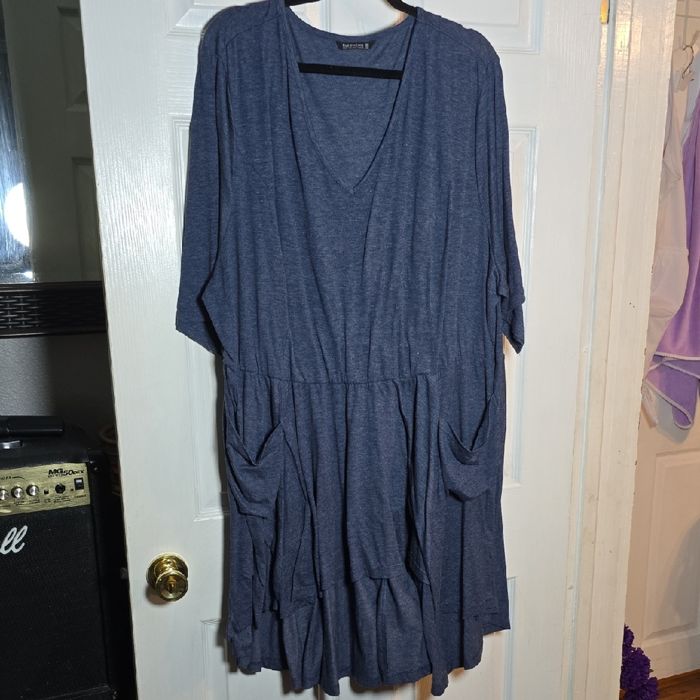BloomChic Navy Blue Blouse